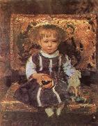 llya Yefimovich Repin Portrait of the Artist-s Daughter Vera USA oil painting reproduction